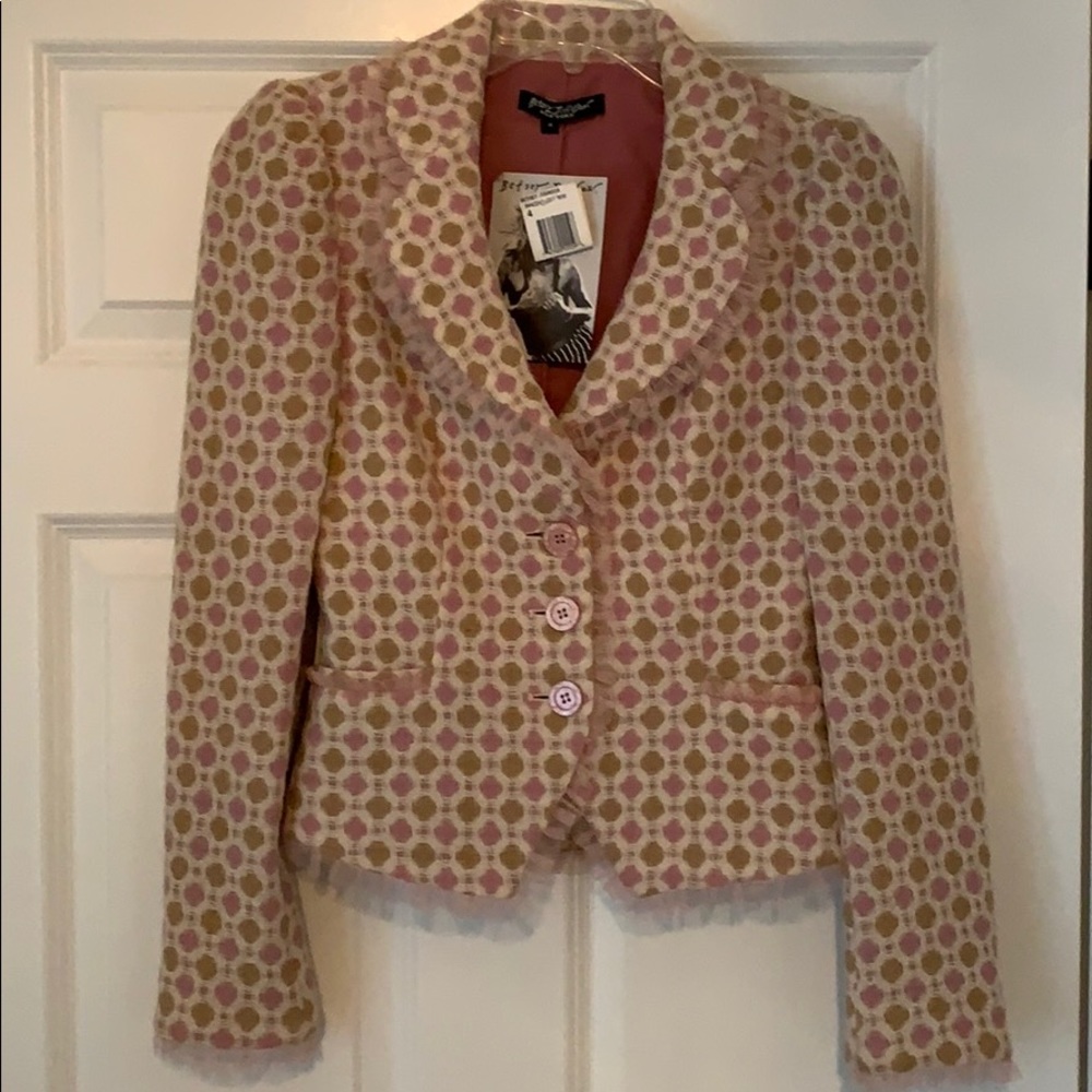 Vintage Betsey Johnson jacket/skirt suit.